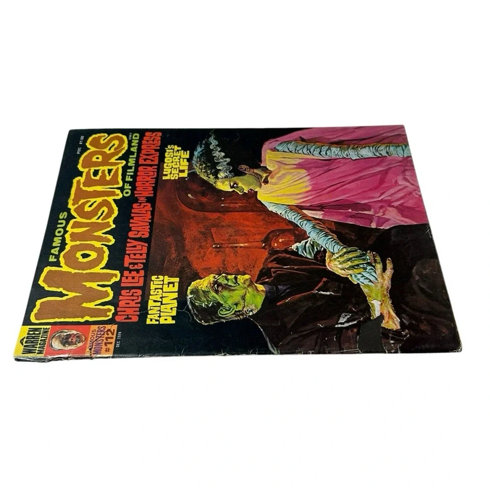 December 1974 FAMOUS MONSTERS OF FILMLAND #112 Magazine 4pix